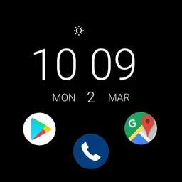 Time and Temp. Moto G Style Face
