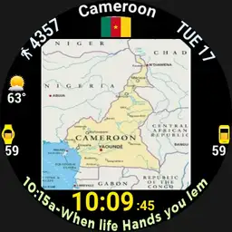 MAPS of 180 COUNTRIES Each Hour - Multiscreen WOS6