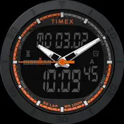 TIMEX IRONMAN Hybrid Chronometer Indiglo Lume Zoom Interactive Field Watch