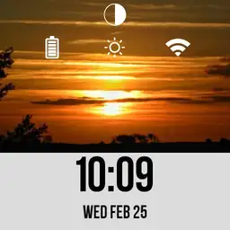 Sunset Watch Face 24H version