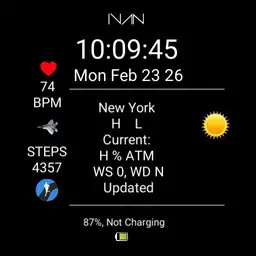 IVAN - Weather Info Dial V 1.0
