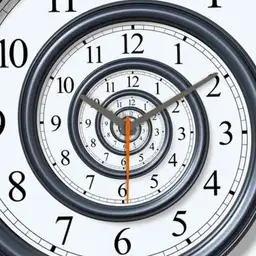 Spiral clock