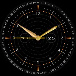Watch with smooth seconds