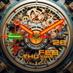 Gold Circle watch