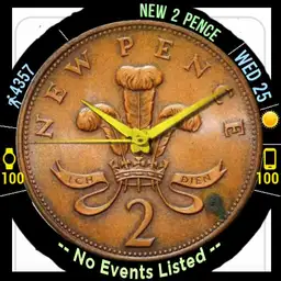 COINS of UK x 20 Changes Each Minute -- Wear OS 6 Ready - Furmaniac