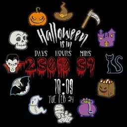 Halloween countdown