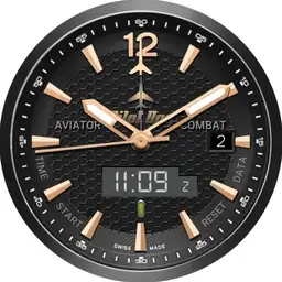 Pilot Dog Aviator Combat Dual Time GMT Combo 5