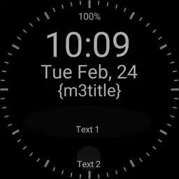 Clean Calendar/12h/complications