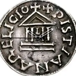 Silver, Frankish, Louis I, Pious, 814 CE