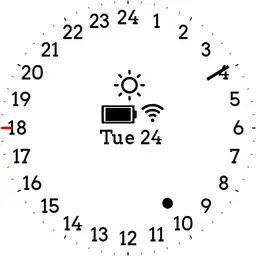 24h clock