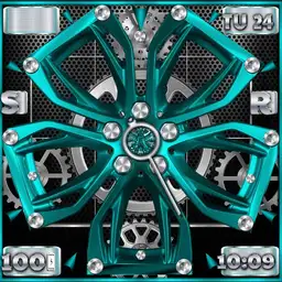 Chrome Rim Watch