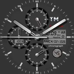 chronograph v 9 moon phase