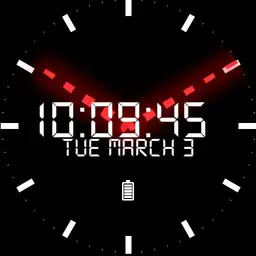 Simple WearOS Analog Digital