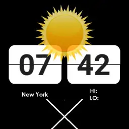 Flip Clock Ivanoski Animated