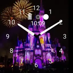 Castle With Fireworks