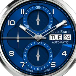 Louis Erard Heritage Chrono Dim Options Blue
