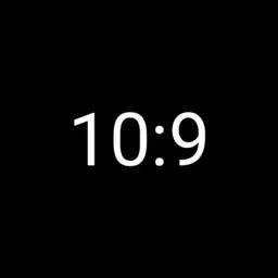 simple watch face round #1