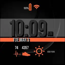 Minimalist Black/Orange - Updated