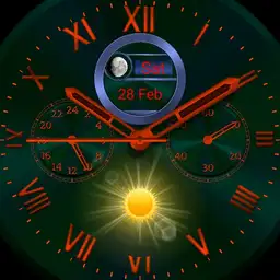 Orange Blue watch