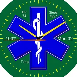 Medical symbol watch