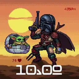 Baby Yoda Millennium Falcon combo Copy