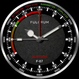 Altimeter & Barometer Pilot Aviator Watch FULCRUM F-07 ALTITUDE by DNB