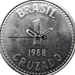 Stainless Steel, Brazil, 1 Cruzado, 1988
