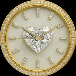 Brute CRYSTAL HEART Ladies Minimalistic Luxury Watch Diamond Version