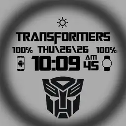 Transformers Watch Color 12h/24h