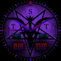 Satanic Watch Purple