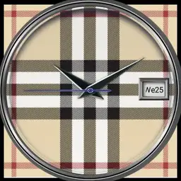 Tartan Bberry colour customizable watch