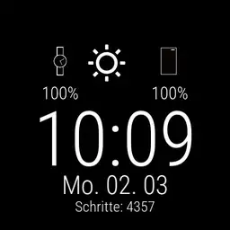 Clean Minimalist S10 watchface by Soran