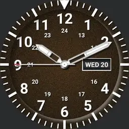 Field watch with pebble texture