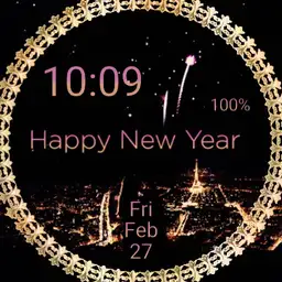 Aerial New Year from Paris