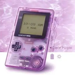 Purple Gameboy Pocket Ad