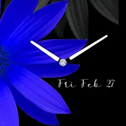 Blue flower