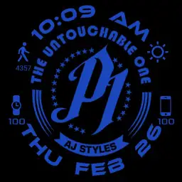 AJ Styles P1 blue