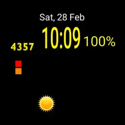 Calendar tic watch