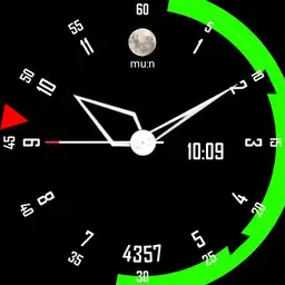 moon phase compass