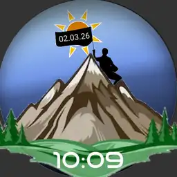 mountain jump