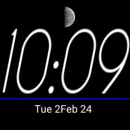 Minimal Blue Moon