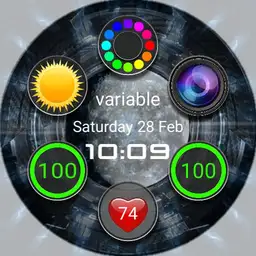salon space futur widget anim v4 animation num