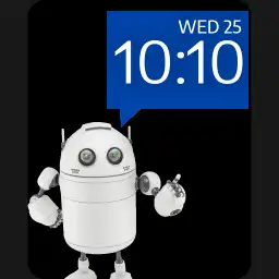 Robot Speaks Time for Apple Watch