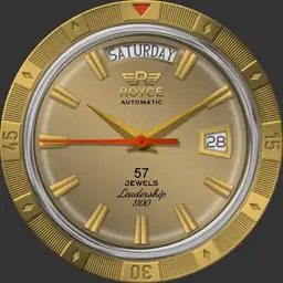 Royce Presidential Day Date TurnOgraph Leadership 1100 c.1970s