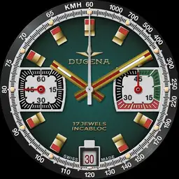 Dugena Chronograph C.1970s 2 in 1