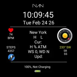 IVAN - Weather Info Dial V 2.1