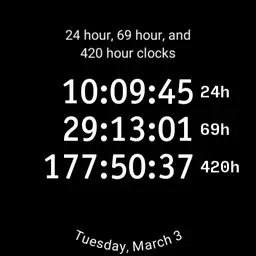 69 Hour Versus 420 Hour Clock