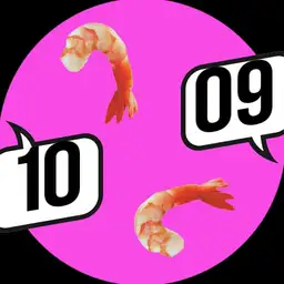 Kero Shrimp Clock
