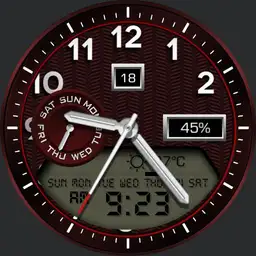 SCARLET Watch Face DIGITAL