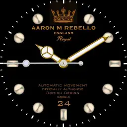 Royal Black & Gold